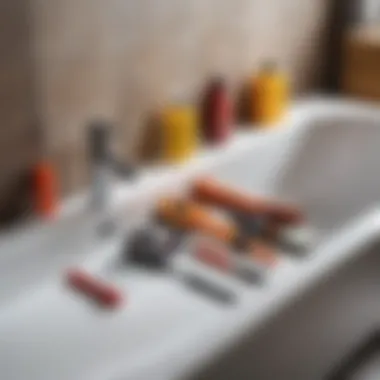 Tools required for sealing bathtub gaps