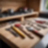 Tools for mounting kitchen cabinets