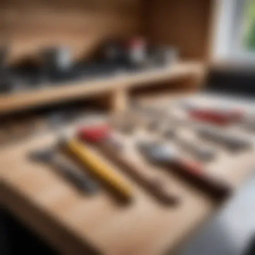 Tools for mounting kitchen cabinets