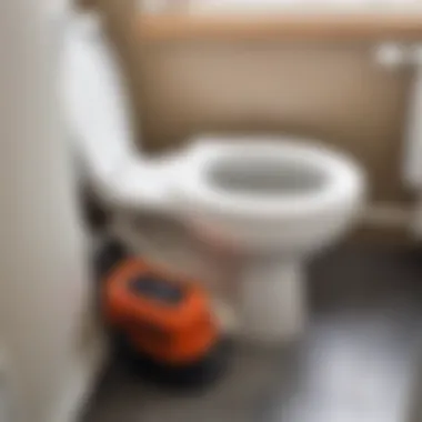 Using an Auger for Toilet Blockage Removal Using a toilet auger to clear a blockage