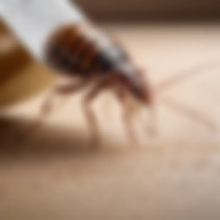 Effective dust application techniques for bedbug control