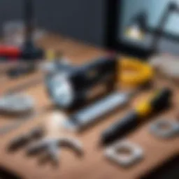 Tools required for LED lamp installation