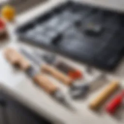 Essential tools for cooktop installation