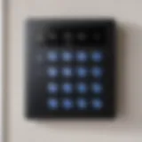 Modern intercom unit designed for apartments