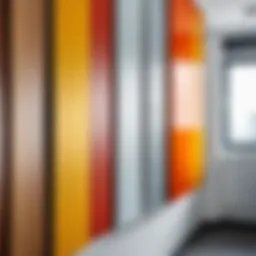 Different types of plastic panels for wall installation