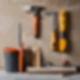 Tools required for wall plastering