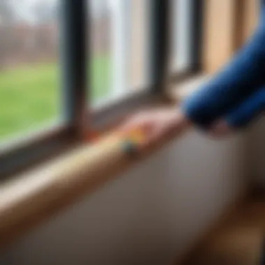 Proper measurement techniques for window sill installation