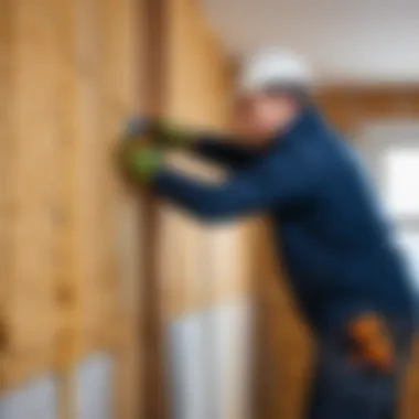 Safety precautions during insulation installation