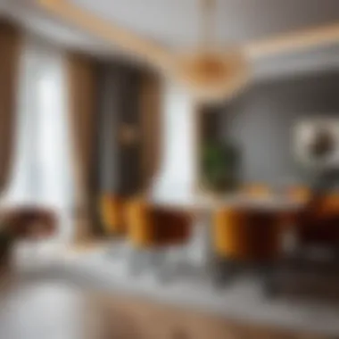 Elegant interior design showcasing various connection techniques