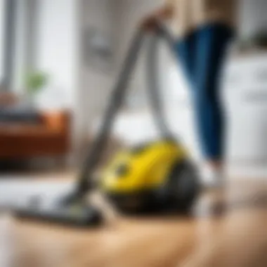 Exploring the Design and Features of Karcher Vacuum Cleaners Karcher vacuum cleaner model showcasing design and features