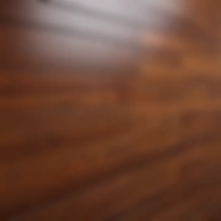 Close-up of high-quality materials used for kitchen facades.