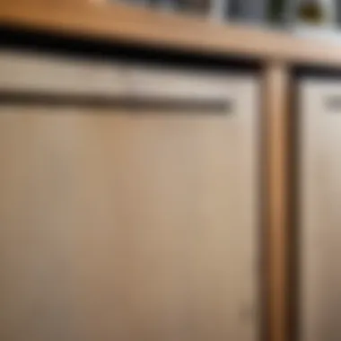Close-up of Greasy Stains on Kitchen Furniture A close-up of greasy stains on kitchen furniture