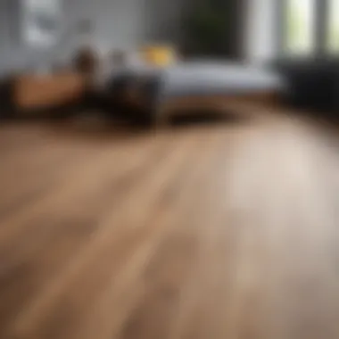 Selecting the Right Laminate for Your Space Illustration of room layout with laminate flooring options