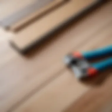 Tools and materials for laminate flooring installation