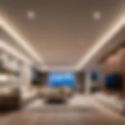 Sleek LED bulbs designed for stretch ceilings