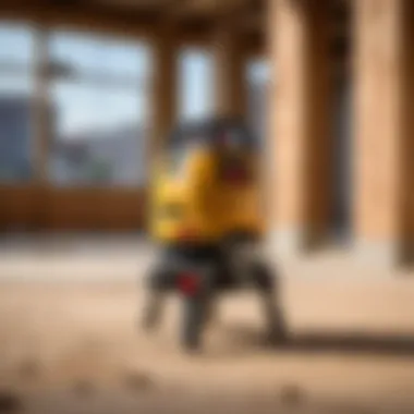Laser Level Utilization in Construction Laser level in action on a construction site