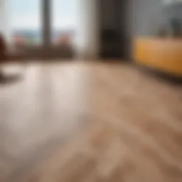 Luxurious linoleum design in a modern living space