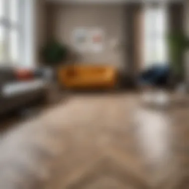Linoleum Installation in Modern Interiors Installation of linoleum flooring in a stylish interior