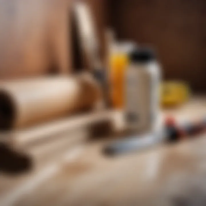 Tools and materials for applying liquid wallpaper