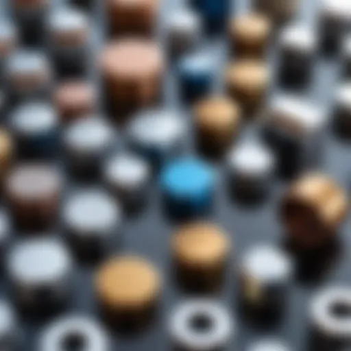 Various types of welding magnets showcasing their designs and applications.
