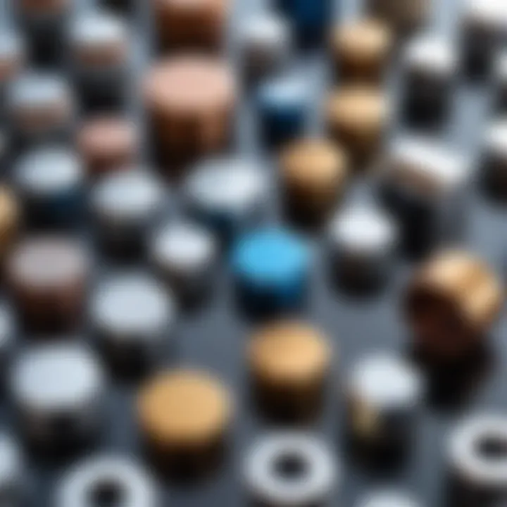 Various types of welding magnets showcasing their designs and applications.