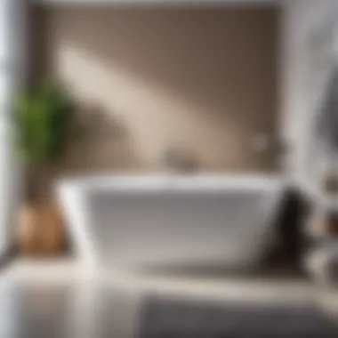 Maintained Acrylic-Coated Bathtub A well-maintained acrylic-coated bathtub in a bathroom setting