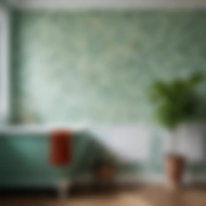 Maintaining painted wallpaper walls