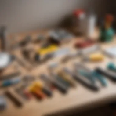 Essential Tools and Materials for Installation Tools and materials needed for sink installation laid out on a workspace