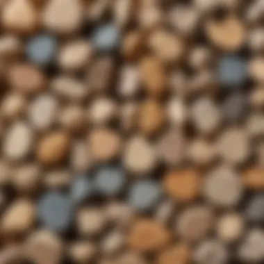 Techniques for Preparing Sauna Stones Different methods for preparing stones for sauna use, arranged aesthetically.