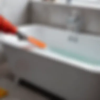Sealing Technique for Bathtubs Demonstration of sealing technique for bathtubs