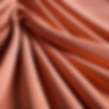 Different types of microfiber apparel displayed elegantly