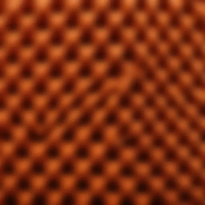 Close-up of microfiber fabric showcasing texture and weave