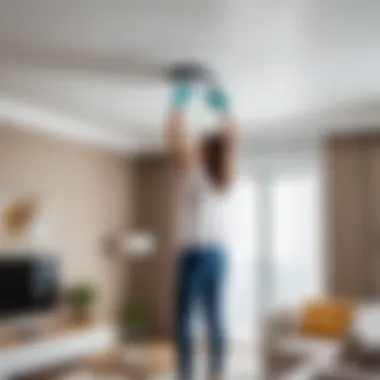 Common mistakes to avoid while cleaning ceilings