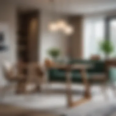 Unique Table Legs in Modern Interiors A modern interior featuring unique table legs