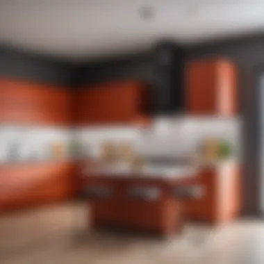 Innovative Kitchen Frame Technology Modern kitchen showcasing innovative frame technology