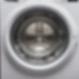 Moldy washing machine interior