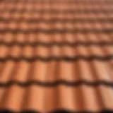 Detailed view of Onduline roofing showcasing its texture and finish