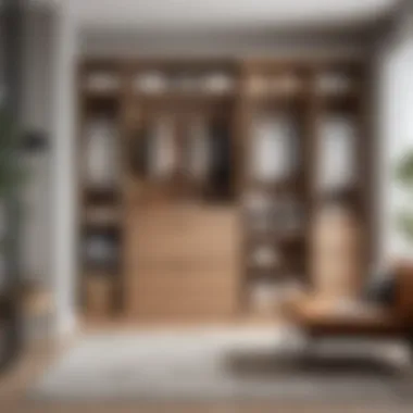 Convenient Online Shopping for Wardrobe Systems Online shopping for wardrobe systems on a laptop