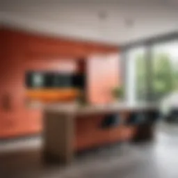 Stylish kitchen cabinetry with optimal height for functionality