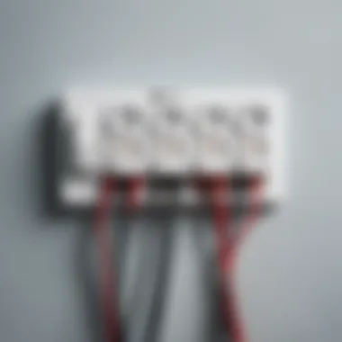 Efficient Electrical Configuration A well-organized home electrical setup with multiple sockets