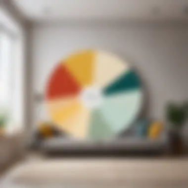 Diverse Color Palette for Interior Design Color palette showcasing a range of paint options