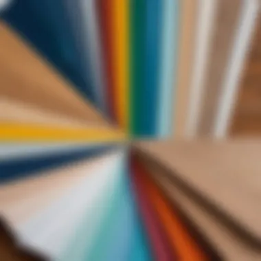 Sample Boards for Color Combination Inspiration Sample boards displaying color combinations