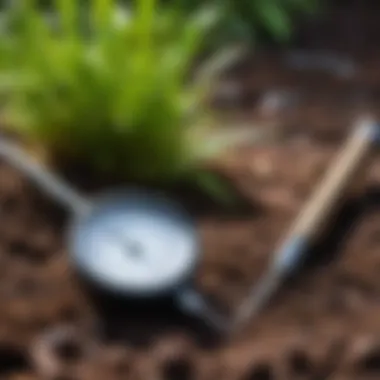 Essential Tools for pH Measurement in Peat pH measurement tools used in soil analysis of peat.