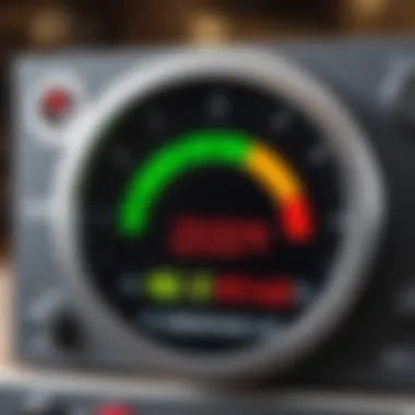 Digital Readout of Phase Indicator Results Phase indicator showcasing results on a digital display