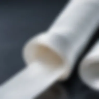 Key Properties of Polyester Fiber Illustration depicting the properties of polyester fiber such as durability and flexibility