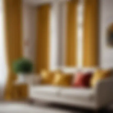 Polysatin in Home Decor Polysatin used in home decor, showing drapes and cushions
