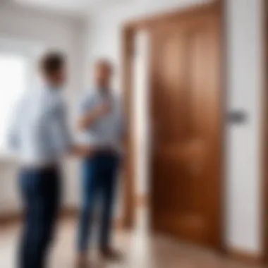 Expert Installation Techniques for Interior Doors Professional team discussing installation techniques