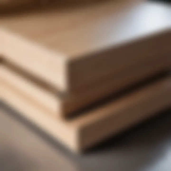 A selection of quality materials ideal for constructing a cabinet bed