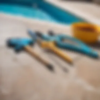 Tools and materials for pool repair