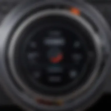 Close-up of a robotic vacuum's control panel